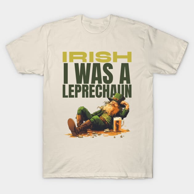 Drunk Leprechaun St Paddys Day T-Shirt by Tip Top Tee's